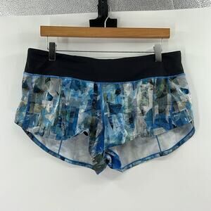 Lululemon Speed Up Short *2.5" Sun Dazed Multi Blue / Super Dark - 10